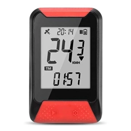 Yaunli Accessories yaunli Bicycle odometer 2.0'' Screen 130 Smart GPS Cycling Computer Easy Fix On Handlebar Or Bike Computer Mount Waterproof bicycle odometer (Color : Red, Size : ONE SIZE)