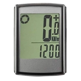 Yaunli Cycling Computer yaunli Bicycle odometer IP65 Waterproof Wireless LCD Cycling Bike Bicycle Computer Odometer Speedometer Large Screen Waterproof bicycle odometer (Color : Black, Size : ONE SIZE)