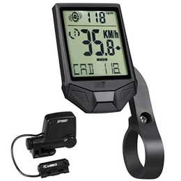 YBZS  YBZS Bicycle Speedometer, With Heart Rate Sensor / Wireless Rainproof / LCD Backlight / Cycling Computer Speedometer / Odometer
