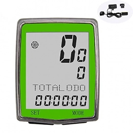 YIQIFEI Cycling Computer YIQIFEI Bicycle Odometer Speedometer Bicycle Computer Wireless, Indoor Bicycle Computer, Multi-Language Design, Voltage (Bicycle watch)