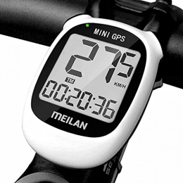 YIQIFEI Accessories YIQIFEI Bike Odometer, Mini GPS Wireless Bicycle Computer IPX5 Waterproof Cycling Mileage Pedometer Speed, For Outdoo(Bicycle watch)