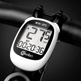 YMYGCC  YMYGCC bike computer Wireless Bicycle Computer Waterproof Cycling GPS Bike Meter MTB Bike Cycling Odometer Stopwatch Speedometer 46 (Color : White)