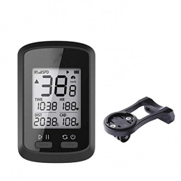 YYDM Accessories YYDM Wireless Bicycle Computer, Waterproof Bicycle Odometer, Bluetooth Connection, Real-Time Tracking of Riding Time, Speed And Mileage, 1.8-Inch Display, D