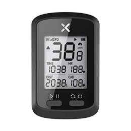 ZAAQ GPS Smart Bike Computer, Bicycle Stopwatch Bluetooth Plastic LCD Display Waterproof IPX7 1.8-Inch Digital LCD Display