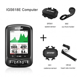 ZHANGJI Cycling Computer ZHANGJI Bicycle speedometer-ANT+ GPS Computer Bike Bicycle Bluetooth Wireless Stopwatch Waterproof Cycling Bike Sensor Computer