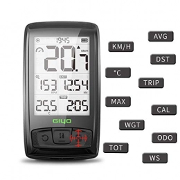 ZHANGJI Accessories ZHANGJI Bicycle speedometer-Bicycle Code Table Bluetooth Wireless Road Bike Speedometer Odometer Backlight Waterproof M4 Music Mountain Bike Detector
