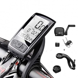 ZHANGJI Accessories ZHANGJI Bicycle speedometer-M4 Bicycle Computer Speedometer Bicycle with Speed & Wireless Cadence Sensor can connect Bluetooth