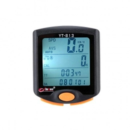 ZHANGJI Accessories ZHANGJI Bicycle speedometer-Wireless Digital Bike Bicycle Computer Odometer Speedometer Stopwatch Thermometer LCD Backlight Backlit Rainproof Multifunction