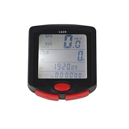 Zjcpow Cycling Computer Zjcpow Cycling Speedometer Mountain Bike Bicycle Wireless Stopwatch Luminous Waterproof Stopwatch Riding Odometer Bicycle Computer (Color : Black, Size : One size)