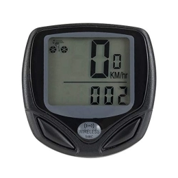Zjcpow Accessories Zjcpow Cycling Speedometer Wireless Bicycle Stopwatch Cycling Mountain Bike Odometer Speedometer Speedometer Bicycle Computer (Color : Black, Size : One size)
