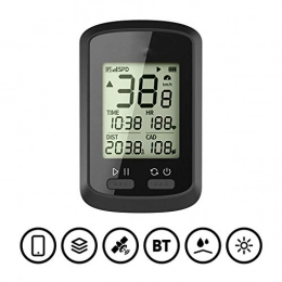ZQQ Bike Computer, GPS Bluetooth ANT+ Wireless Bicycle Speedometer and Odometer Waterproof Backlight for Bikers Man Women Teens