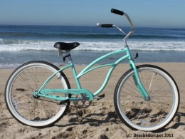 Firmstrong Bici Firmstrong Urban Lady 24" Singola Velocità, Verde menta - Donna 24" Beach Cruiser Bike