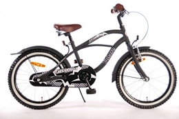 Kubbinga Bici Cruiser Kubbinga Volare Black Cruiser, Bambino Bike Ragazzi, Nero Opaco, 18-inch