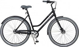 POZA Bici Cruiser POZA Valtrad - Bicicletta pieghevole, alluminio, 6 marce, con borsa manubrio, colore: bianco