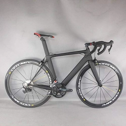 Zhangxaiowei Bici 2021TT-X25 bici per Tutte le strade in fibra di carbonio, telaio da strada in fibra di carbonio, bici da corsa fuoristrada R7000 da 22 Velocità Dimensioni 48 (51, 51, 54, 56, 58 centimetri)