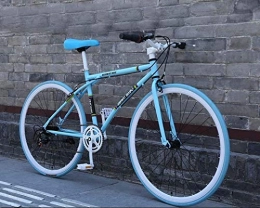Aoyo Bici 26-Inch Strada Biciclette, 24 velocità bici, e le donne for soli adulti, acciaio al carbonio Telaio, Strada di corsa della bicicletta, ruote di biciclette da uomo, (Color : A)