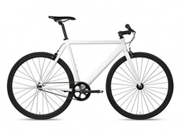 6KU Bici da strada 6KU Bicicletta Fixie Monomarcha Track - Bianco T 49 cm