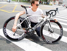 Tengfei Bici da strada AC0300002 Zhengneng XC7800 Bike in alluminio in lega di alluminio 2400 Cambio mano freno a disco 16 velocità bianco nero opzionale, Bianca