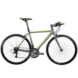 DJYD Bici da strada Adulti Road Bike, Uomini Donne Alluminio Leggero della Bici della Strada, Bicicletta da Corsa, Città Commuter Bicicletta, Strada Bicicletta, Blu, 16 velocità FDWFN (Color : Green, Size : 18 Speed)
