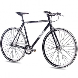 Unbekannt Bici Bicicletta da corsa Fixie da 28 pollici URBANRAD Single Speed KCP FG1 Flat 2016 Fixed Gear nero, dimensioni telaio: 56 cm