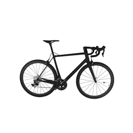  Bicycles for Adults 22 Speed 7.55kg Ultra Light Rim Brake Road Complete Bike with Kit (Color : Black, Size : Large)