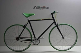 Cicli Ferrareis Bici Cicli Ferrareis Bici Fixed Bicicletta Scatto Fisso Bike Single Speed Nero Verde 28 1v