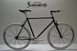 Cicli Ferrareis Bici Cicli Ferrareis Fixed Bike Single Speed Bici Scatto Fisso Bianco Nero Personalizzabile