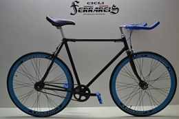 Cicli Ferrareis Bici Cicli Ferrareis Fixed Bike Single Speed Bici Single Speed Bici Scatto Fisso Nero Blu Personalizzabile