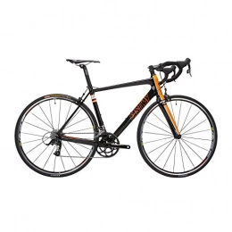 Eastway Bici da strada Eastway R2.0 - Bicicletta da strada in carbonio, colore: Nero / Arancione, taglia L