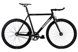 FabricBike Bici Fabric Bike Light – Fixed Gear bicicletta, Single Speed Fixie completa mozzo, Telaio in alluminio e forcella, ruote 28, 4 colori, 3 dimensioni, 9.45 kg (taglia M) (L-58cm, Light Matte Black)