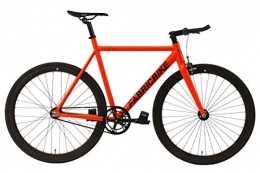 FabricBike Bici FabricBike Light – Fixed Gear Bicicletta, Single Speed Fixie Completa mozzo, Telaio in Alluminio e Forcella, Ruote 28, 4 Colori, 3 Dimensioni, 9.45 kg (Taglia M) (M-54cm, Light Matte Red)