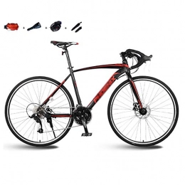 GAOTTINGSD Bici da strada GAOTTINGSD - Bicicletta da mountain bike, da uomo, 21 velocità, ruote da 26 pollici, per adulti e donne, colore: rosso
