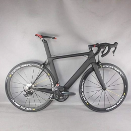 GUIO Bici GUIO   Complete Road Carbon Bike, Carbon Bike Road Frame with   groupset Shi, Shimano R7000, Size 56cm