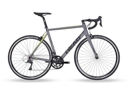HEAD Bici da strada Head Uomo Speed I-Bicicletta 28' -Grey Matt / yellow-56 cm, Grigio, 56 Centimetri