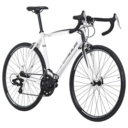 KS Cycling Bici da strada KS Cycling, Bicicletta da corsa Imperious, telaio, colore: bianco / nero Unisex-Adulto, 28 Zoll, 53 cm