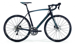 Unbekannt Bici da strada Merida Ride 500 DISC Bicicletta da corsa da 28 pollici, nero / blu (2016) 52 cm