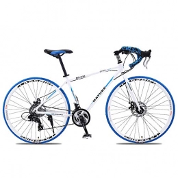 MoMi Bicicletta da Corsa per Bici A 33 velocità per Adulti A velocità Variabile per Bici da Corsa A 33 velocità in Lega di Alluminio,Blu