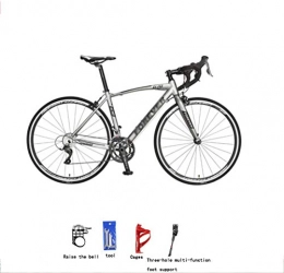Mountain bike bici da corsa su strada freno a 16 velocit in una doppia maniglia del freno bici da strada telaio in lega di alluminio 700C piega maniglia rosso grigio argento
