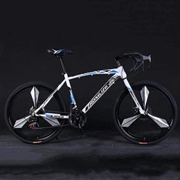 giyiohok Bici Mountain bike bici da strada bici da coda dura bici da 26 pollici bici in acciaio al carbonio bici per adulti 21 / 24 / 27 / 30 velocità bici bicicletta colorata-27 velocità_Bianco Blu Nero Argento