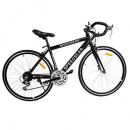 Ridgeyard Bici MuGuang 26 Pollici Alluminio Bici da Strada Bici da Corsa 21 Velocità 700cc (nero)