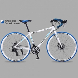 NOBRAND Bici nobrand LS 700c Lega di Alluminio della Bici della Strada 21 27and30speed Bicicletta della Strada a Due Dischi Sand Road Bike Bicicletta Ultra-Light (Color : 30 Speed WL H Top)