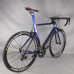 Tengfei Bici Un set completo di biciclette in fibra di carbonio stradale, biciclette in fibra di carbonio colore camaleonte, con gruppo SHI R7000 22 velocità Bici da strada