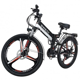 GRF-XB Bici elettriches 2020 aggiornato elettrica Mountain bike, pieghevole bicicletta elettrica, 21 Velocit 26" 48V 300W 10AH batteria agli ioni di litio in lega di alluminio-bici biciclette for adulti ( Color : Black )
