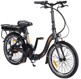 HFRYPShop Bici elettriches 250W Bicicletta Elettrica con Pedalata Assistita, Bici Elettrica Donna con Batteria al Litio Rimovibile da 36 V 10, 4Ah con Display LCD a Colori per Adulti