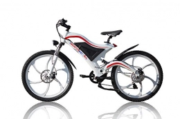 EMOUNTAINBIKE Bici elettriches 250W Hub motore Bike 26X .2.036V 11, 6AH lithiun Battery + LCD DISPLAY E della bici bicicletta elettrica 26pollici