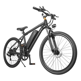 通用 Bici elettriches 250W MK010 E Bike, 26'' Bicicletta Elettrica Pedelec Snow E-Mountainbike per Adulti Donne e Uomini, 25 km / h Bici Elettriche, Bici Elettrica Shimano 7 velocità con 36V 10Ah Rimovibile Batteria