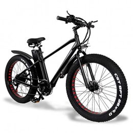 CCDYLQ Bici elettriches 26" Mountain Bike Elettrico, 500W Fat Tire, Adulto Urbano Ebike Bicicletta con Rimovibile 48V / 15Ah Batteria, Professionista Speed ​​Gear, tachimetro LCD per la Corsa