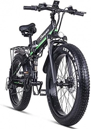 LIMQ Bici elettriches 26 Pollici Bici Elettrica 500w Mountain Bike 48v 15ah / 20ah Batteria al Litio Rimovibile 5 PAS Freno A Disco Anteriore E Posteriore (Due Batterie)