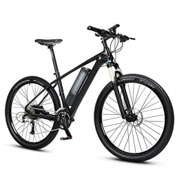 BMXzz Bici elettriches 27, 5" E-Bike, Bicicletta Elettrica Bici da Montagna Materiale in Fibra di Carbonio con 36V 10.5Ah Removibile Batteria agli Ioni di Litio Super Resistenza 230km 27 velocità