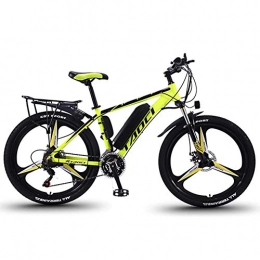 XXL-G Bici elettriches 350W bici elettrica 26 '' adulti bicicletta elettrica / elettrica per mountain bike, con estraibile impermeabile di grande capienza 36V13AH batteria al litio e caricabatteria, Black yellow